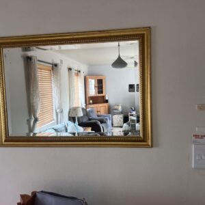 18. Large Mirror in Gold frame