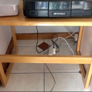 87. Oak side table