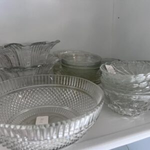 24.Selection of glass bowls