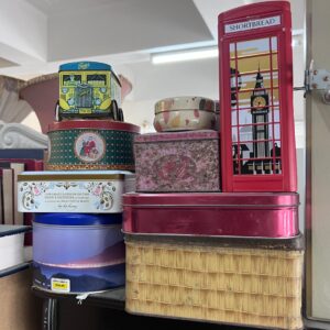 10. Selection of tins