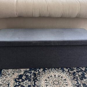 34.Upholstered storage box
